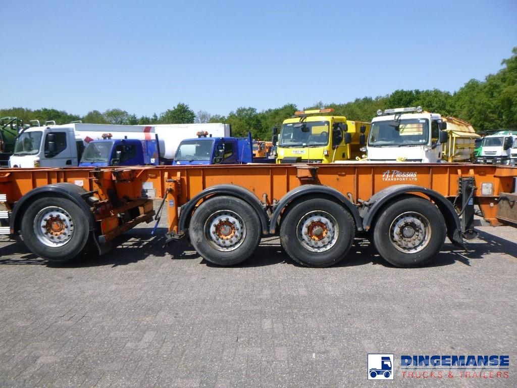 Dennison 4-axle container combi trailer (3 + 1 axles) 20-30 Semirremolques portacontenedores