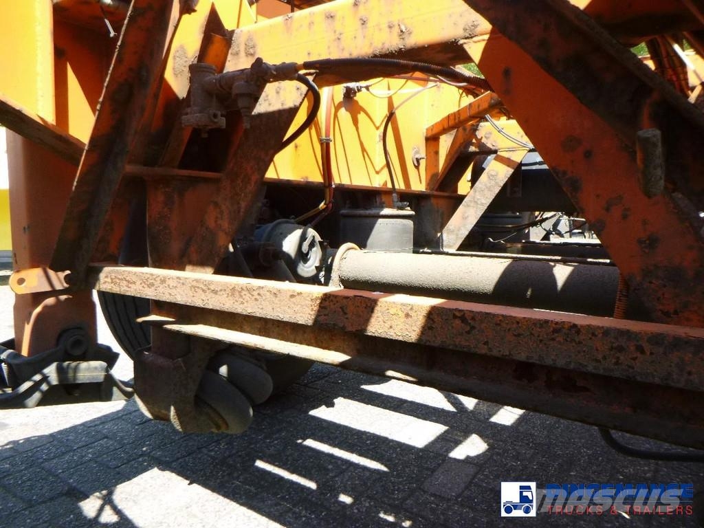 Dennison 4-axle container combi trailer (3 + 1 axles) 20-30 Semirremolques portacontenedores