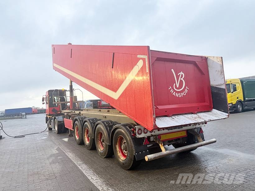 Kel-Berg Tipper / Alukastenmulde Kipper 37m3 Semi-reboques basculantes