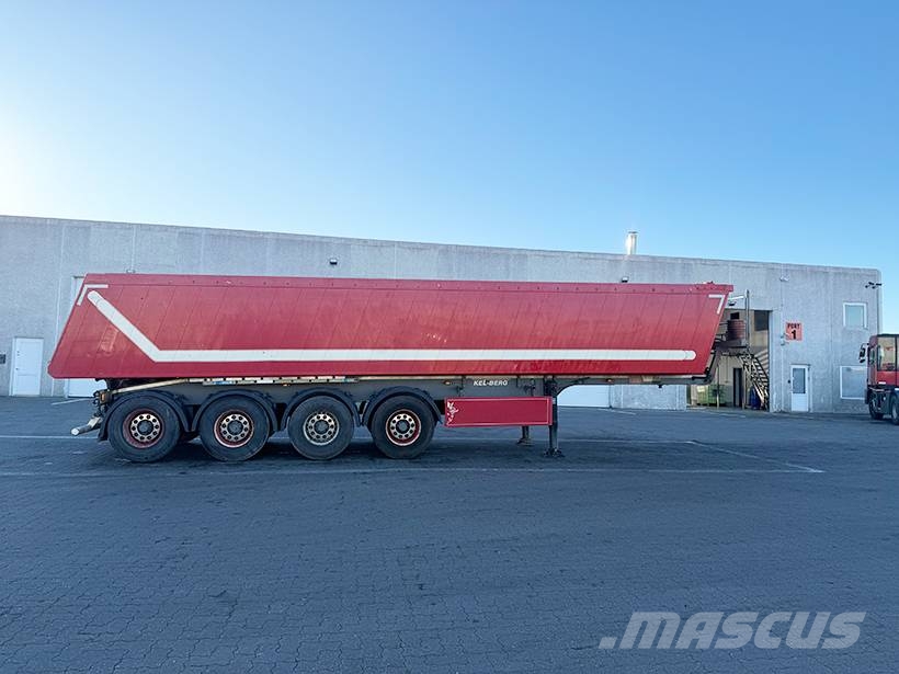 Kel-Berg Tipper / Alukastenmulde Kipper 37m3 Semi-reboques basculantes