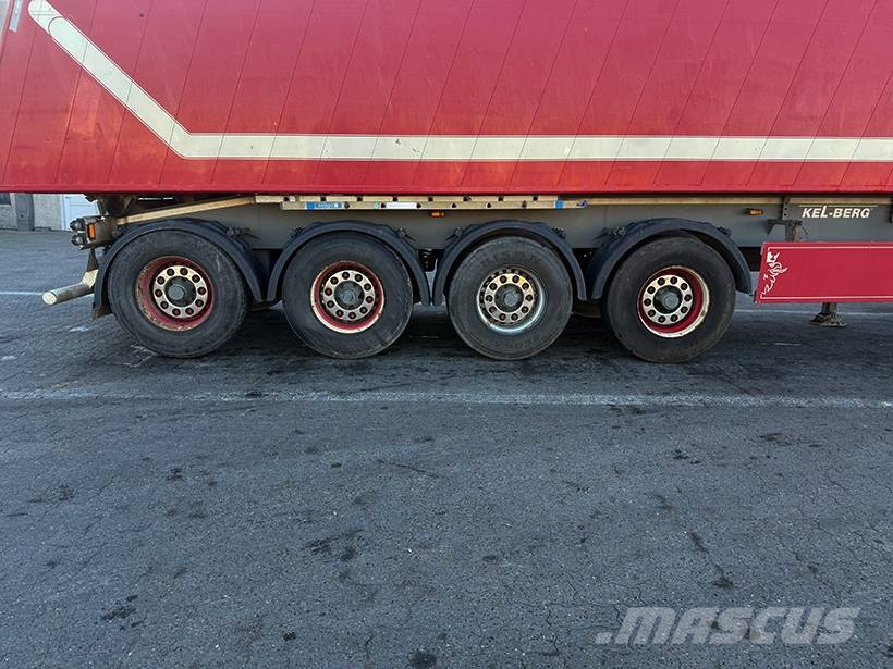 Kel-Berg Tipper / Alukastenmulde Kipper 37m3 Semi-reboques basculantes
