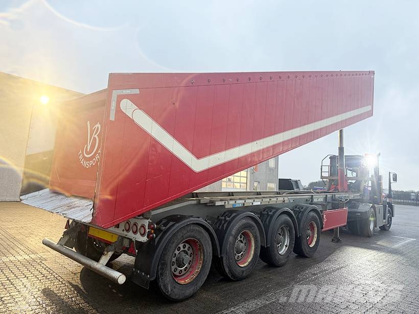 Kel-Berg Tipper / Alukastenmulde Kipper 37m3 Semi-reboques basculantes