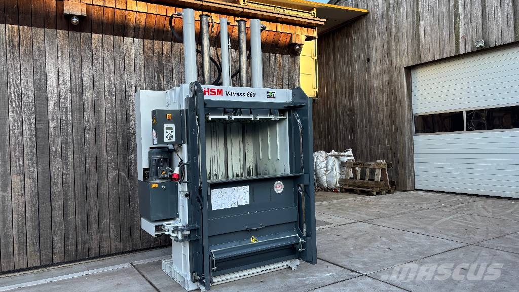 HSM V-Press 860 max مكابس المخلفات