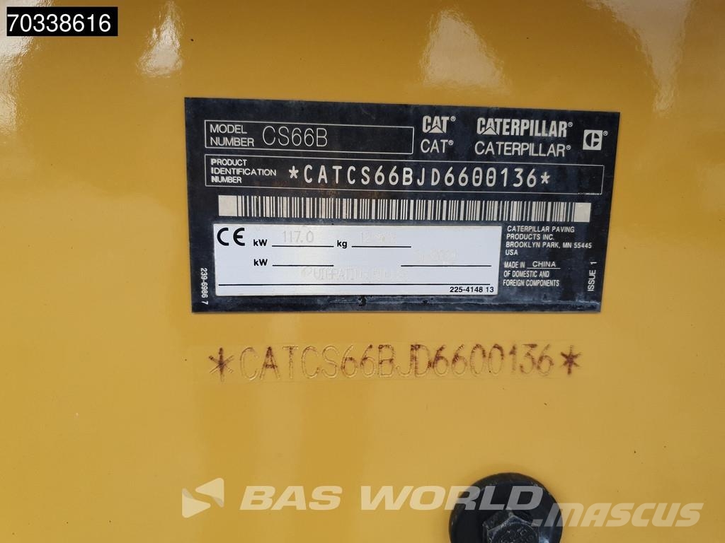 CAT CS66 B A/C Enojni valjarji