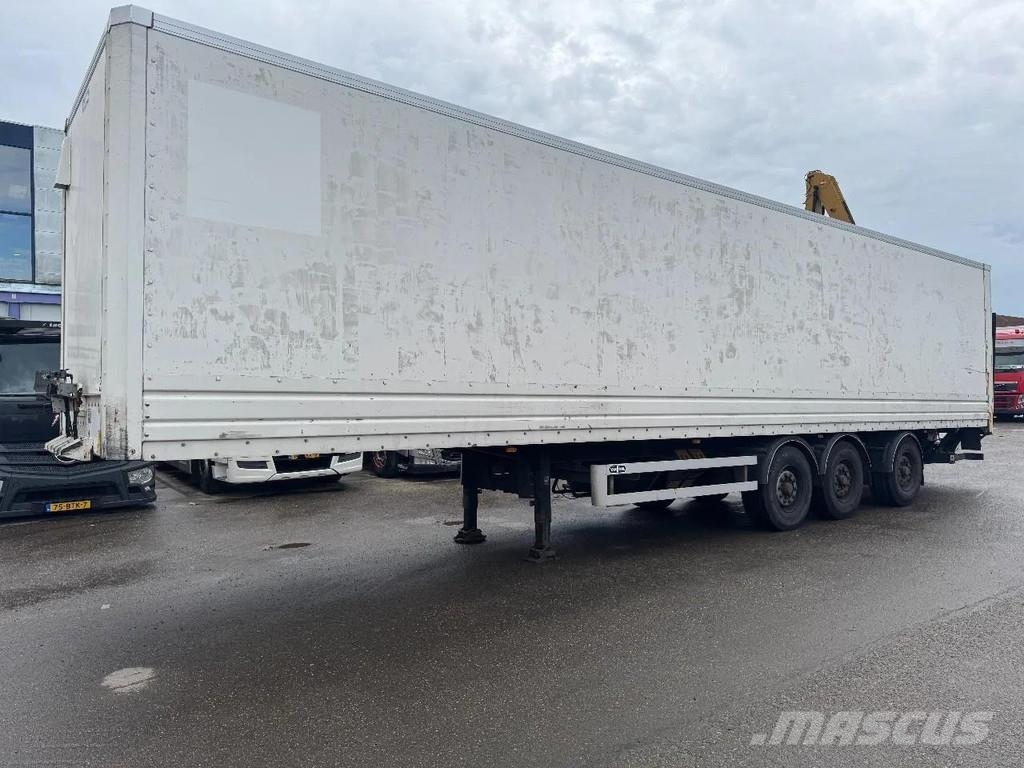 Van Hool 3B2014 3 AXLE - BPW + 3000 KG DHOLLANDIA LIFT نصف مقطورات ذات هيكل صندوقي