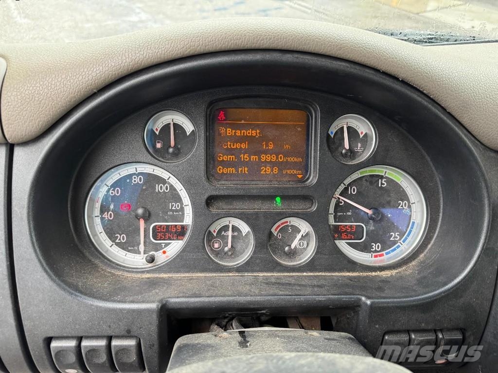 DAF CF 75.250 6X2 EURO 5 + HIAB 144D-4 CL شاحنات مسطحة/مفصلية الجوانب