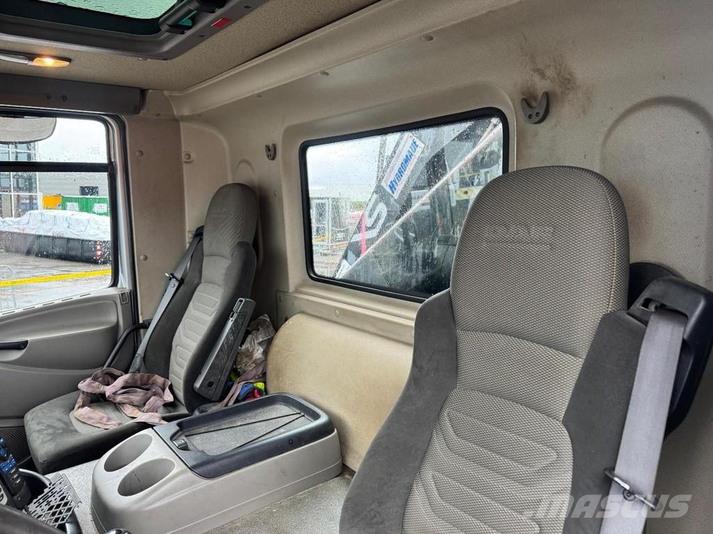 DAF CF 75.250 6X2 EURO 5 + HIAB 144D-4 CL شاحنات مسطحة/مفصلية الجوانب