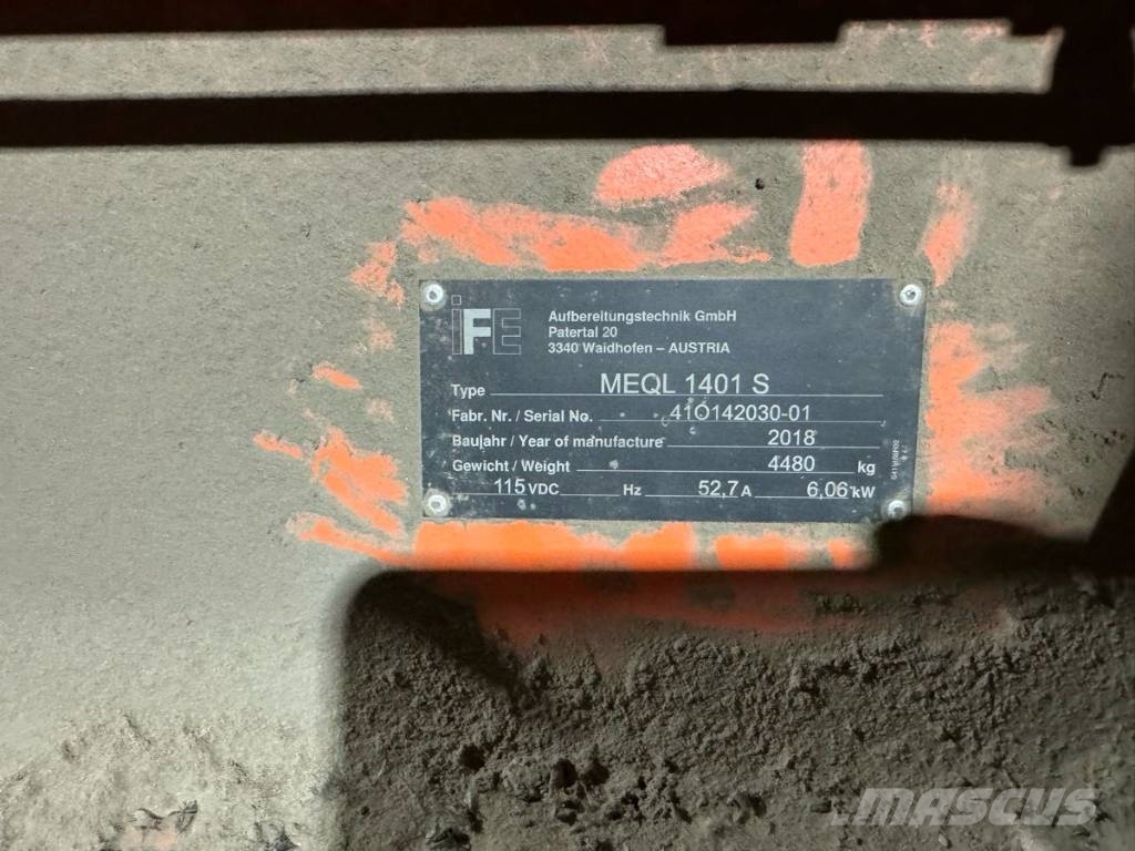 IFE Bulk MEQL 1401 S معدة فرز -> معدة فرز المخلفات