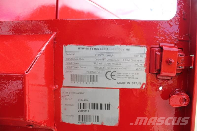 Macgen HYW 45KVA Dīzeļģeneratori