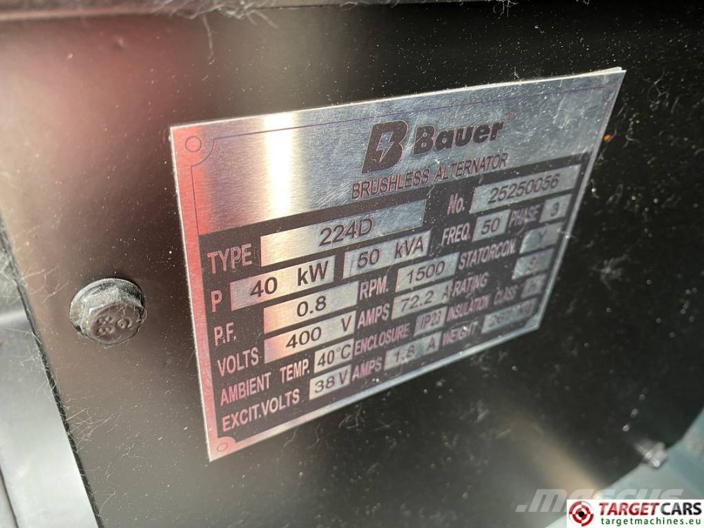 Bauer GFS-40 Generator 50KVA Diesel 400/230V Unused مولدات ديزل