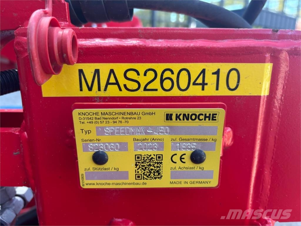 Knoche Speedmax 450 Sonstige Landmaschinen