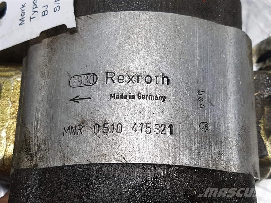 Rexroth 0510415321 - Gearpump/Zahnradpumpe/Tandwielpomp Hydraulika