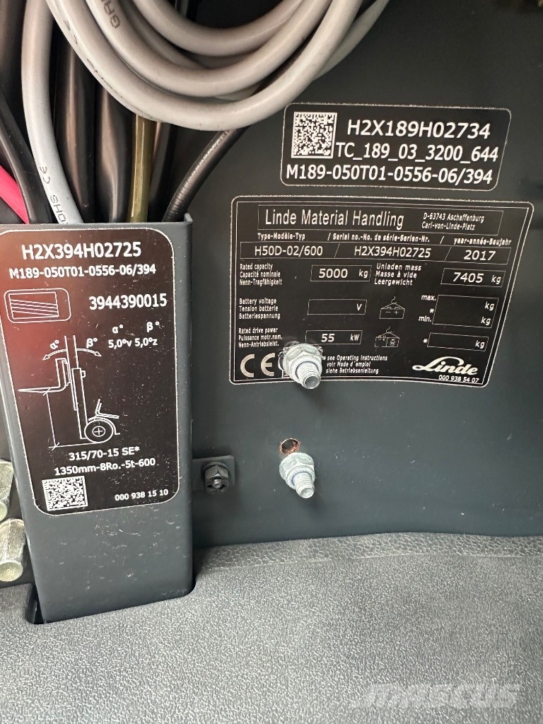 Linde H 50 D Diesel forklifts