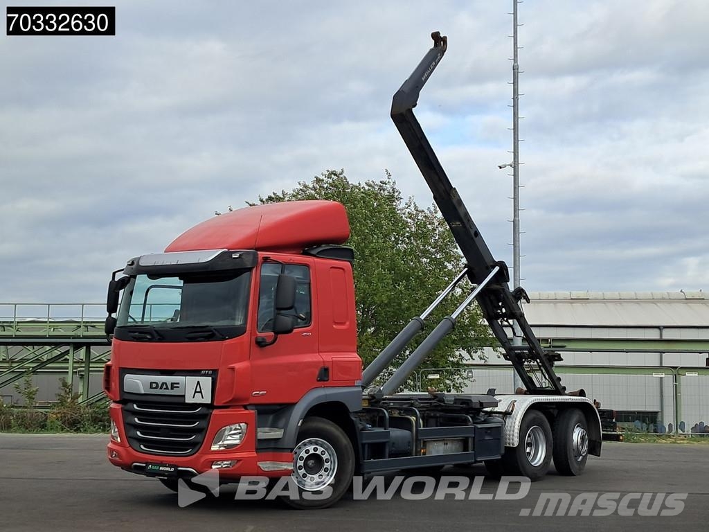 DAF CF 450 6X2 Meiller RS 2170 Abrollkipper Lift-Lenka Vrachtwagen met containersysteem