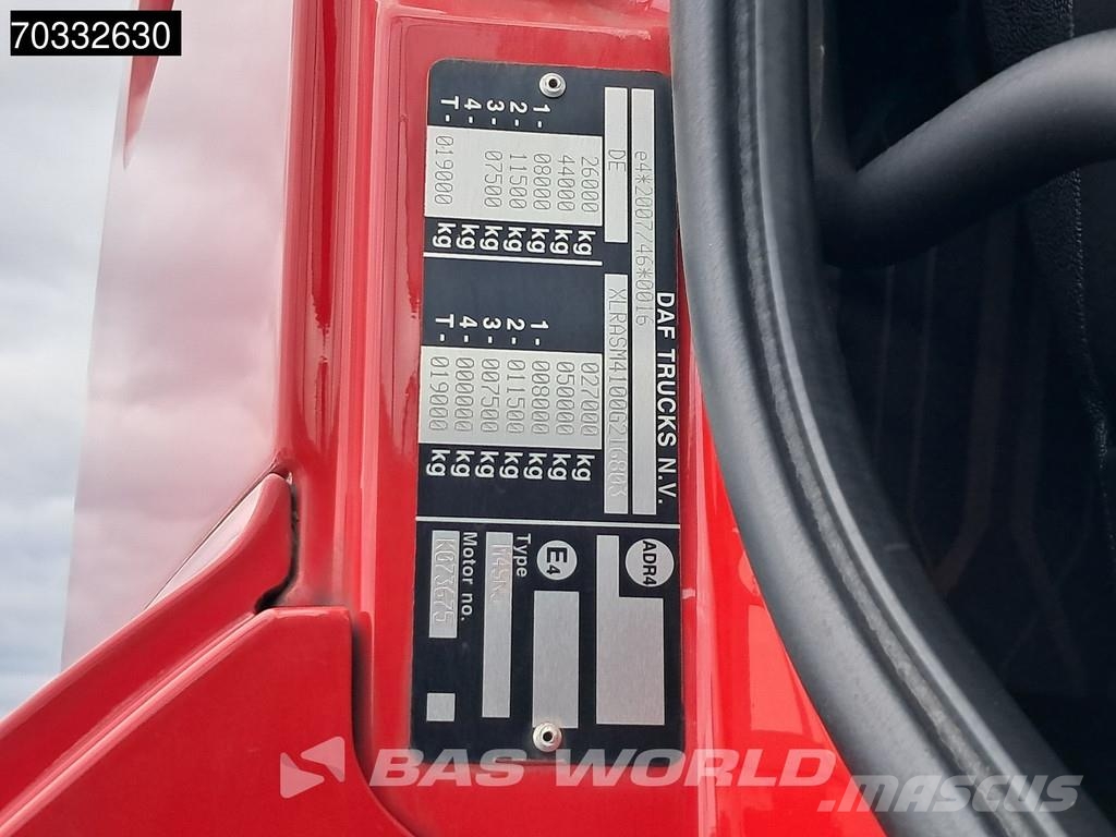 DAF CF 450 6X2 Meiller RS 2170 Abrollkipper Lift-Lenka شاحنات الرافعات الخطافية