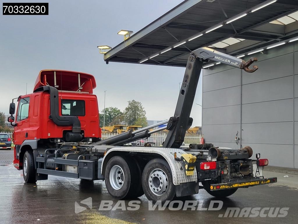 DAF CF 450 6X2 Meiller RS 2170 Abrollkipper Lift-Lenka شاحنات الرافعات الخطافية