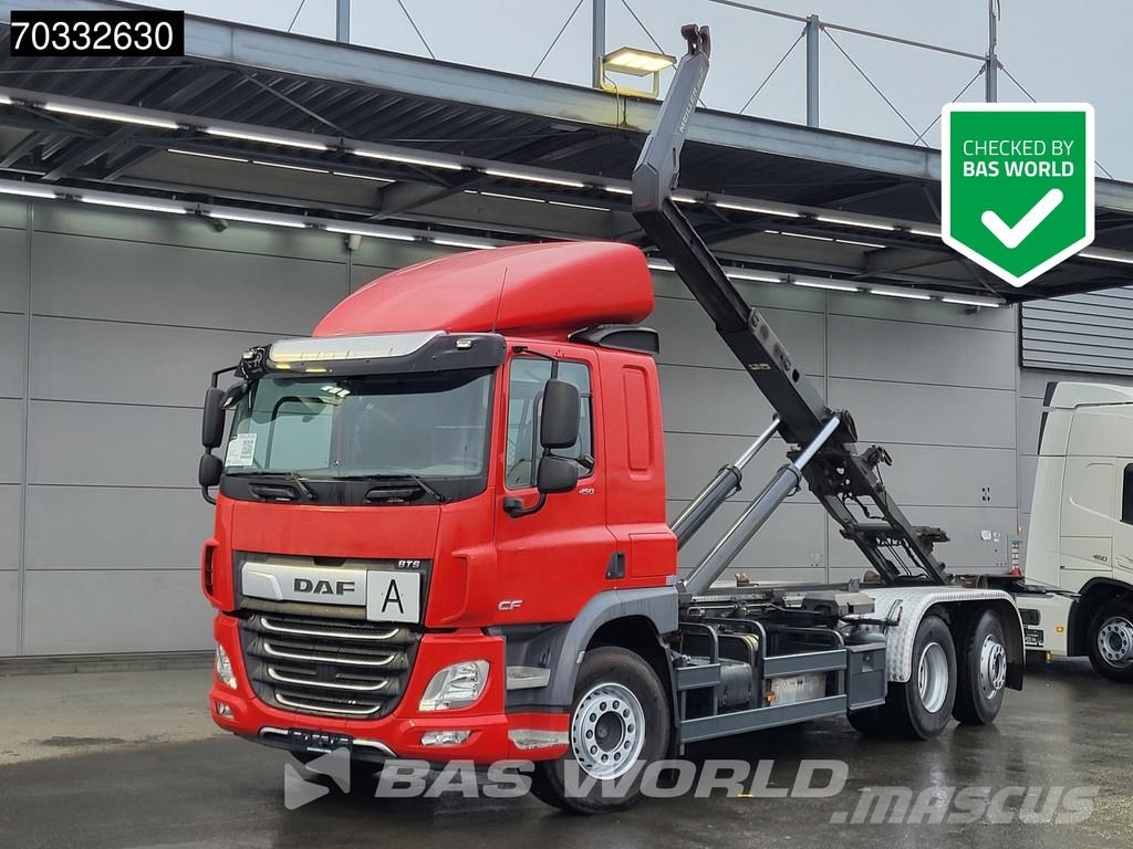 DAF CF 450 6X2 Meiller RS 2170 Abrollkipper Lift-Lenka Sunkvežimiai su keliamuoju kabliu