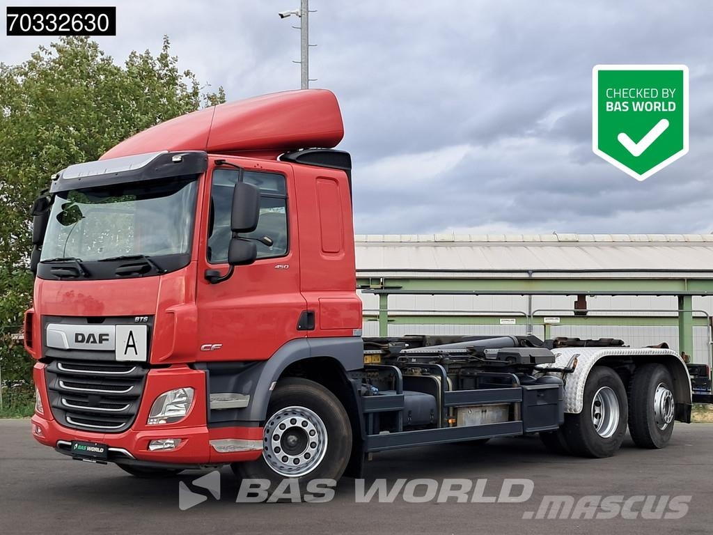 DAF CF 450 6X2 Meiller RS 2170 Abrollkipper Lift-Lenka Vrachtwagen met containersysteem
