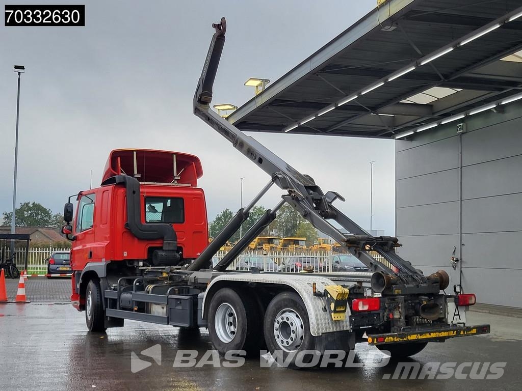 DAF CF 450 6X2 Meiller RS 2170 Abrollkipper Lift-Lenka Camion con gancio di sollevamento