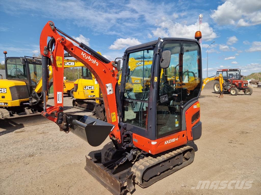 Kubota KX 016-4 2019r przebieg 2200mtg rozsuwane gąsieni Minigraafmachines < 7t