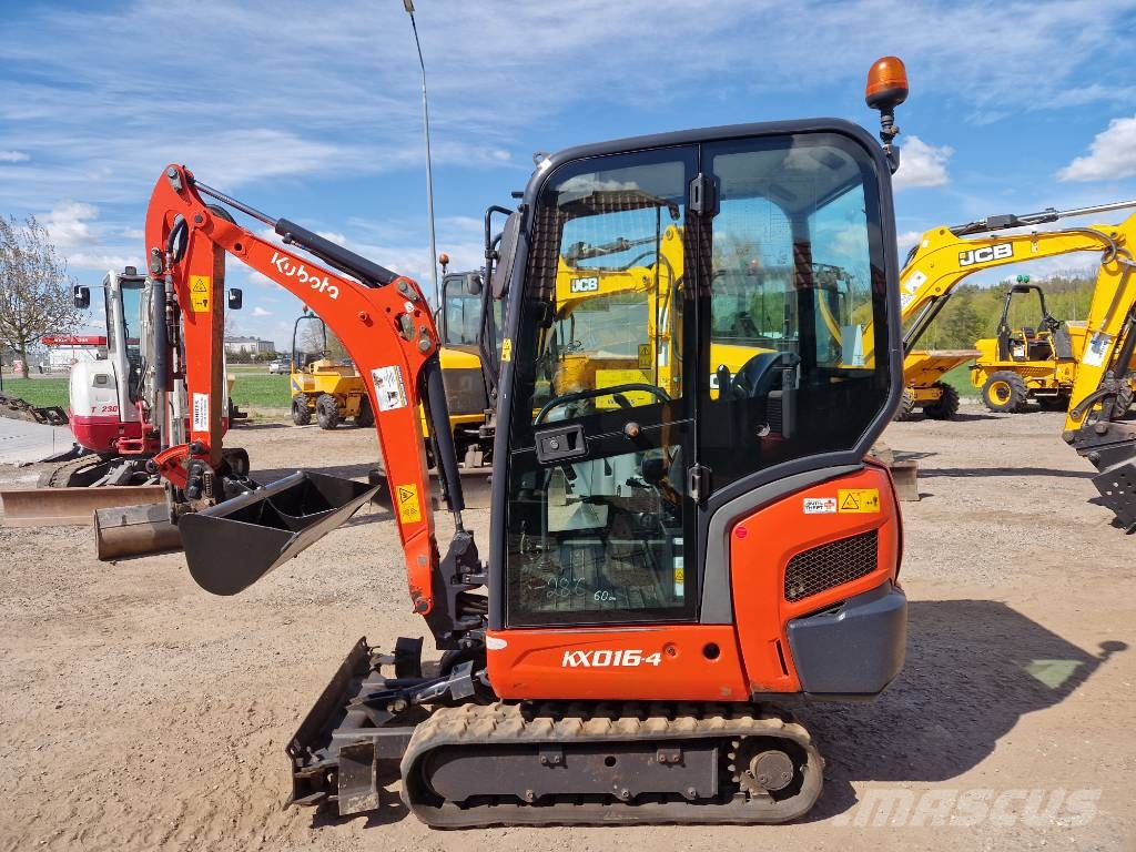 Kubota KX 016-4 2019r przebieg 2200mtg rozsuwane gąsieni Minigraafmachines < 7t