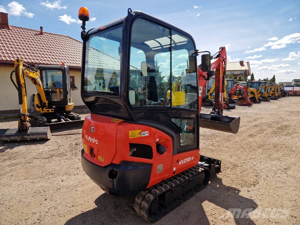 Kubota KX 016-4 2019r przebieg 2200mtg rozsuwane gąsieni Minigraafmachines < 7t