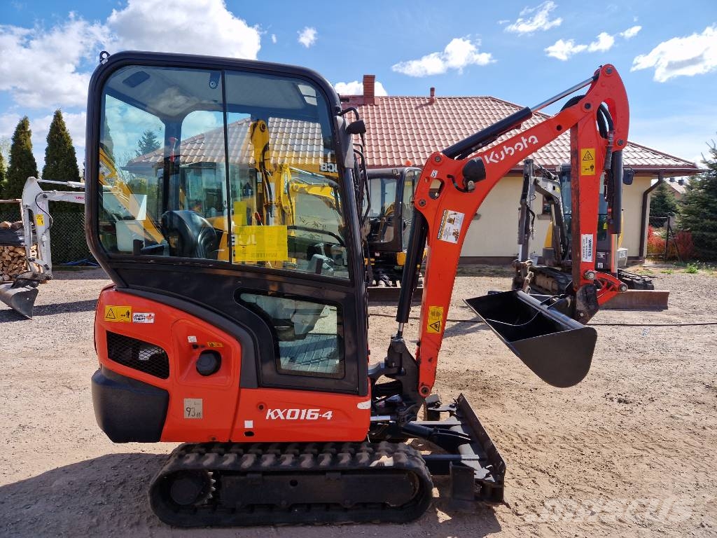 Kubota KX 016-4 2019r przebieg 2200mtg rozsuwane gąsieni Minigraafmachines < 7t