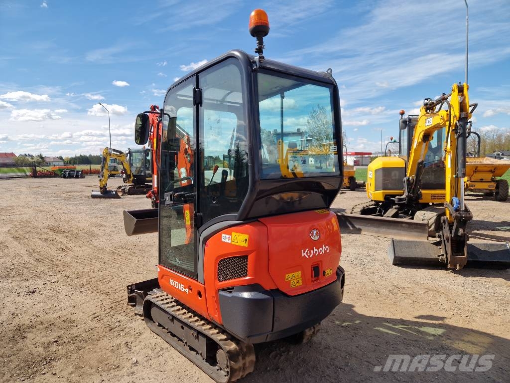 Kubota KX 016-4 2019r przebieg 2200mtg rozsuwane gąsieni Minigraafmachines < 7t