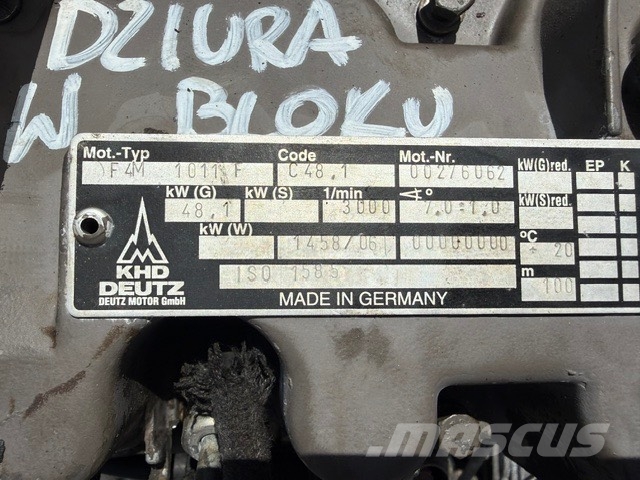 Deutz F4M 1011 F USZKODZONY Dzinēji