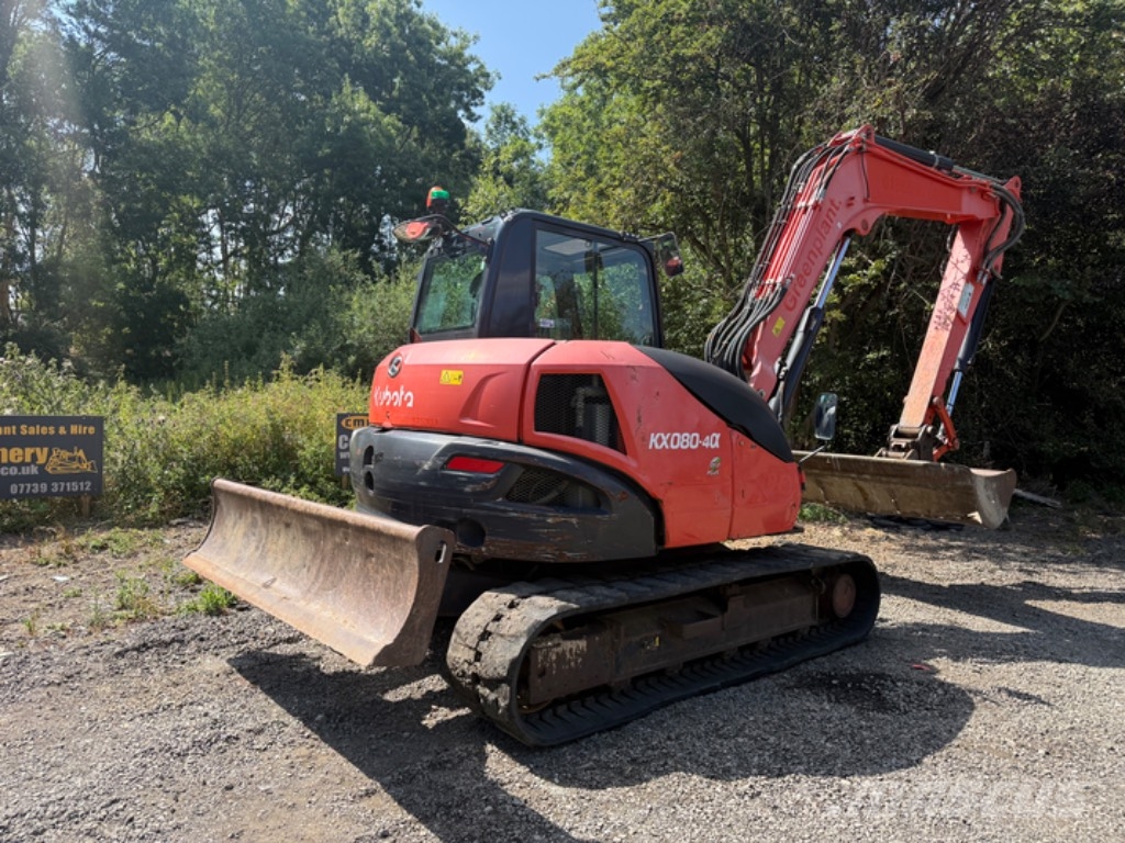 Kubota KX 080-4 Midi excavators  7t - 12t