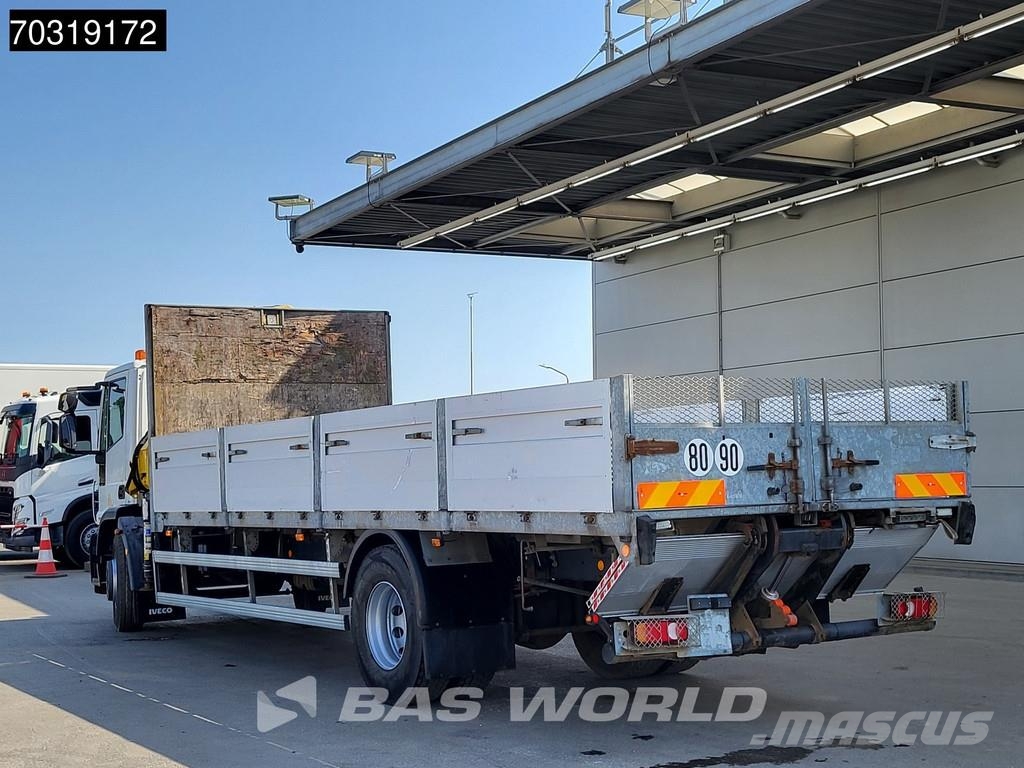 Iveco Eurocargo 180E250 4X2 HYVA V911 3S Kran Crane Manu Φορτηγά Kαρότσα με ανοιγόμενα πλαϊνά
