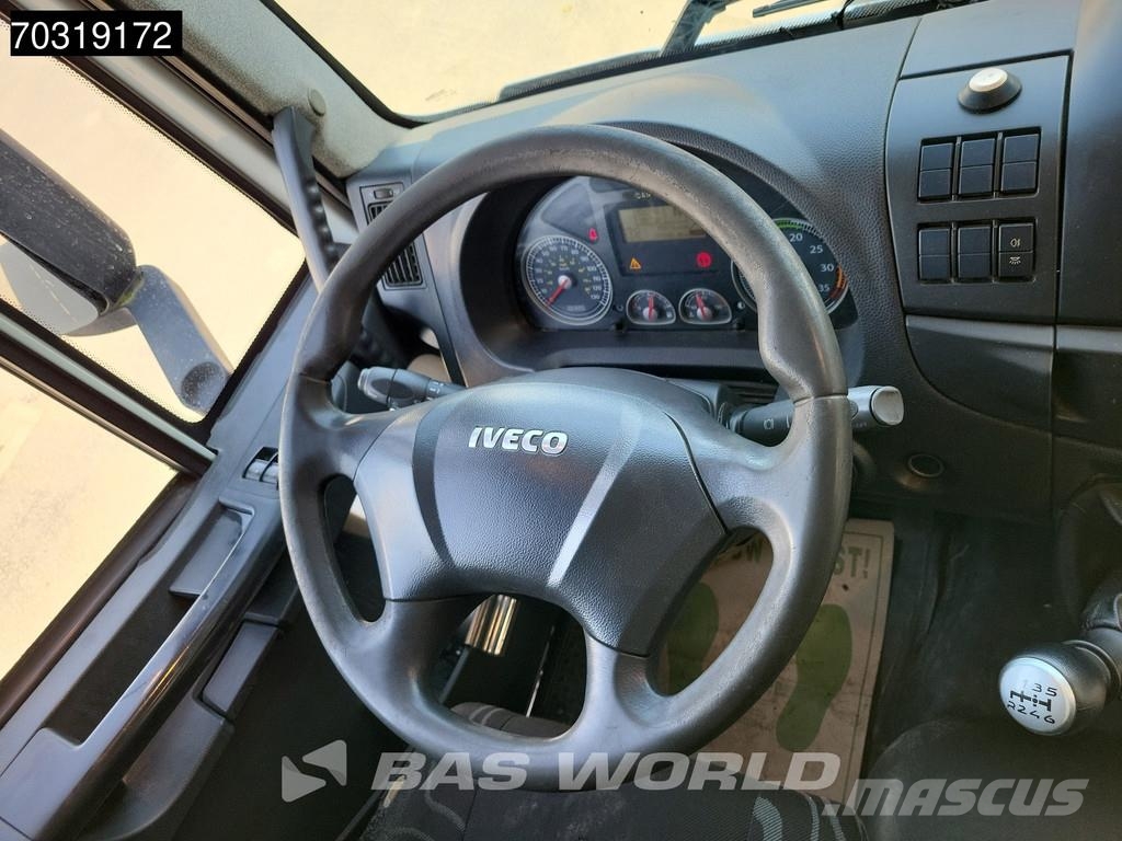 Iveco Eurocargo 180E250 4X2 HYVA V911 3S Kran Crane Manu Φορτηγά Kαρότσα με ανοιγόμενα πλαϊνά