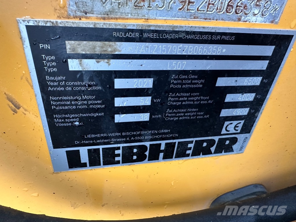 Liebherr L 507 Hjullastare