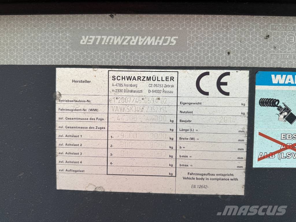 SCHWARZMULLER KIS 3/E Kippladerauflieger