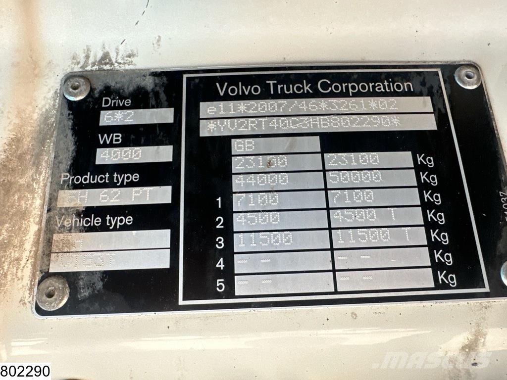 Volvo FH 500 EURO 6, 6x2, PTO, RHD Тягачі