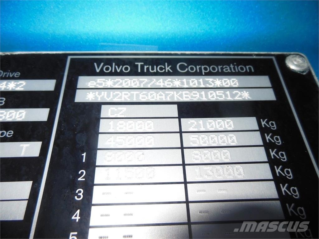 Volvo FH 13/540, Hydraulika Prime Movers