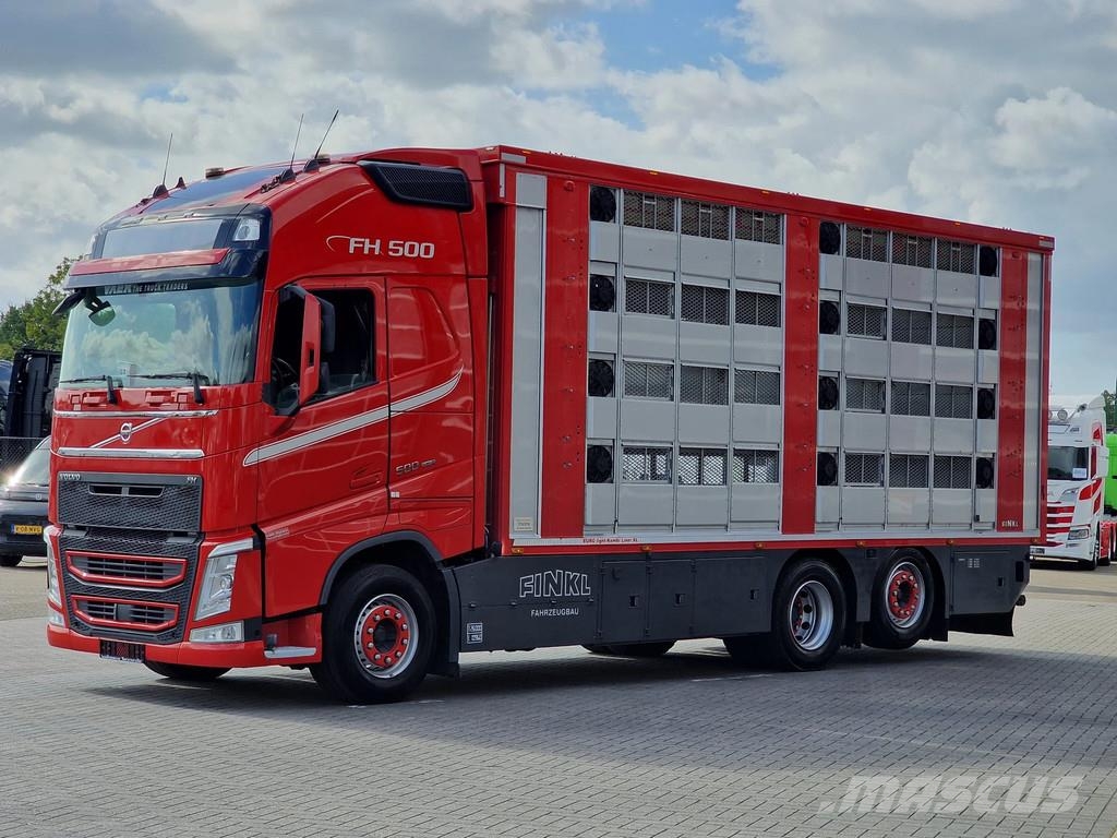 Volvo FH 13.500 6x2 - Livestock 4 deck Finkl + Finkl 4 d Dieren transport