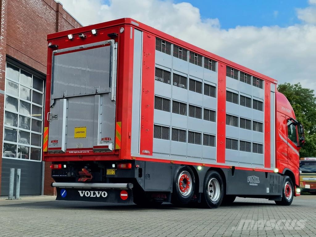 Volvo FH 13.500 6x2 - Livestock 4 deck Finkl + Finkl 4 d Dieren transport trucks