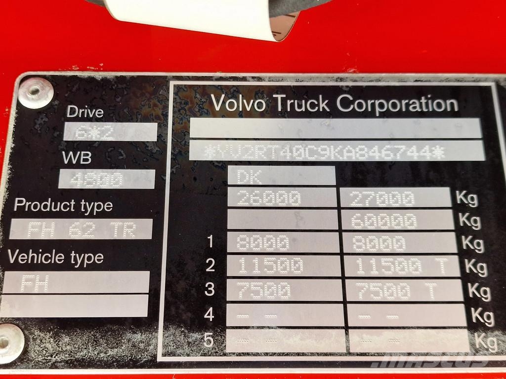 Volvo FH 13.500 6x2 - Livestock 4 deck Finkl + Finkl 4 d Dieren transport