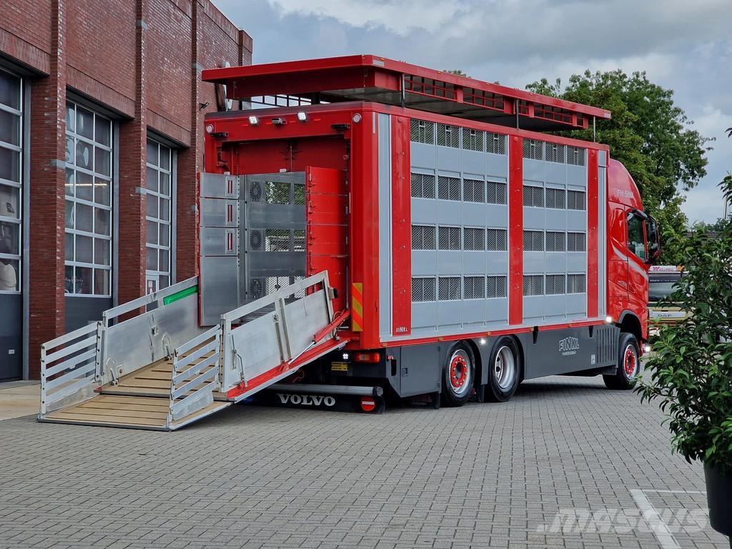 Volvo FH 13.500 6x2 - Livestock 4 deck Finkl + Finkl 4 d Dieren transport