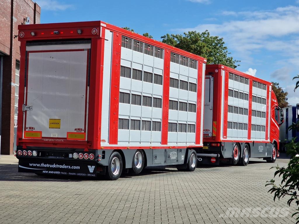 Volvo FH 13.500 6x2 - Livestock 4 deck Finkl + Finkl 4 d Dieren transport