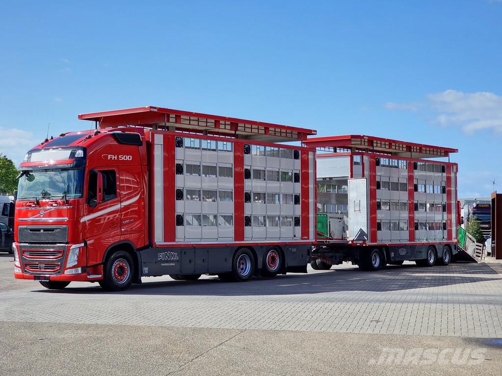 Volvo FH 13.500 6x2 - Livestock 4 deck Finkl + Finkl 4 d Dieren transport
