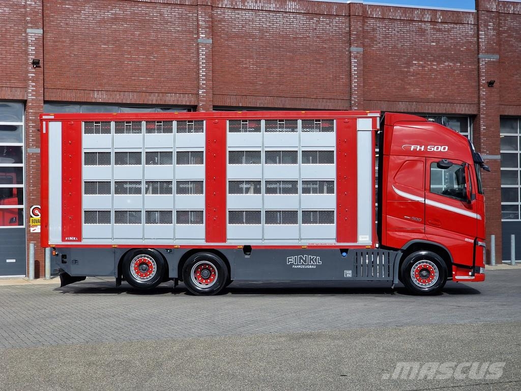 Volvo FH 13.500 6x2 - Livestock 4 deck Finkl + Finkl 4 d Dieren transport