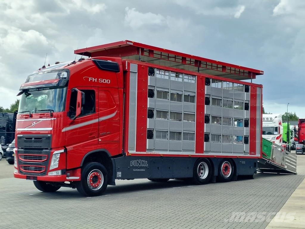 Volvo FH 13.500 6x2 - Livestock 4 deck Finkl + Finkl 4 d Dieren transport