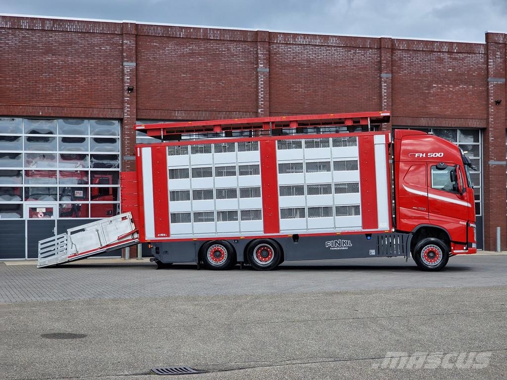 Volvo FH 13.500 6x2 - Livestock 4 deck Finkl + Finkl 4 d Dieren transport