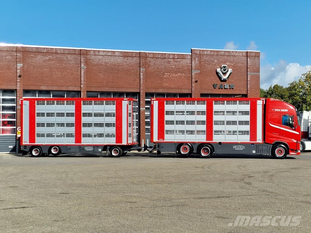 Volvo FH 13.500 6x2 - Livestock 4 deck Finkl + Finkl 4 d Dieren transport trucks