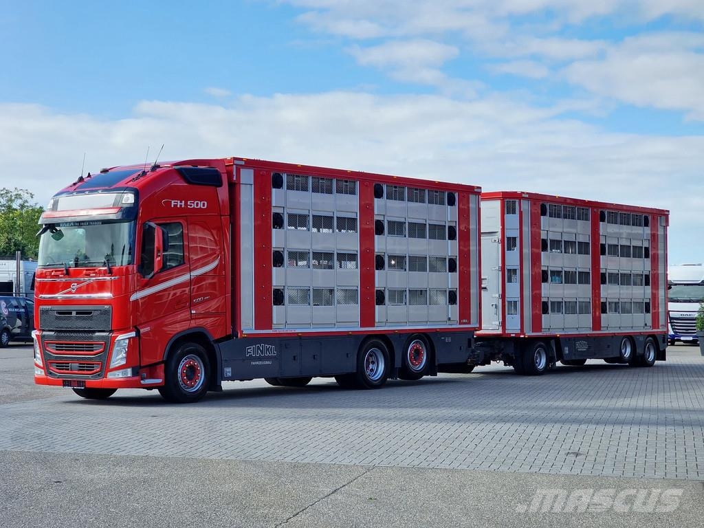 Volvo FH 13.500 6x2 - Livestock 4 deck Finkl + Finkl 4 d Dieren transport
