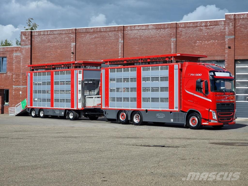 Volvo FH 13.500 6x2 - Livestock 4 deck Finkl + Finkl 4 d Dieren transport