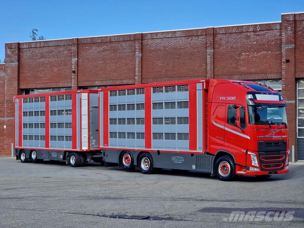 Volvo FH 13.500 6x2 - Livestock 4 deck Finkl + Finkl 4 d Dieren transport