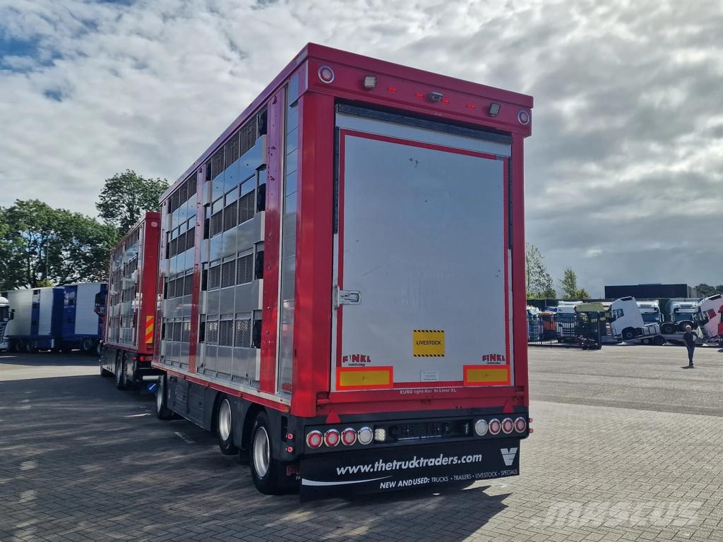 Volvo FH 13.500 6x2 - Livestock 4 deck Finkl + Finkl 4 d Dieren transport trucks